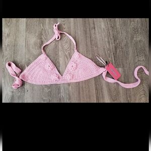 Edikted Missy crochet bra top Size S